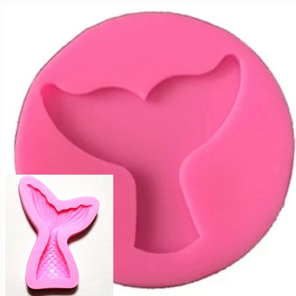 Baking: 2- Styles Mermaid Tails 3D Silicone Molds